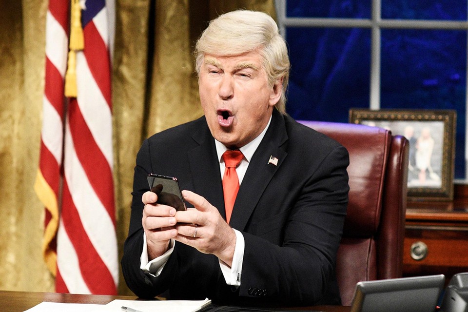 Baldwin als Trump in