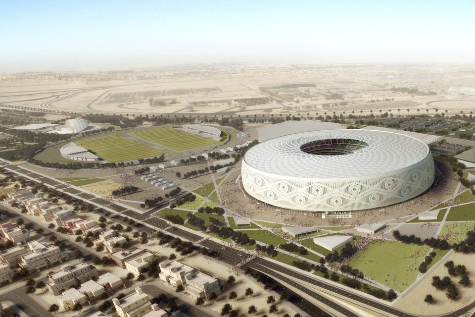 Het Al Thumama stadion.