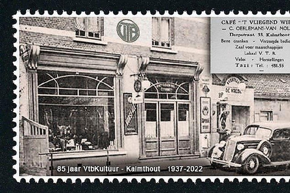 Postzegel voor 85 jaar vtbKultuur Kalmthout