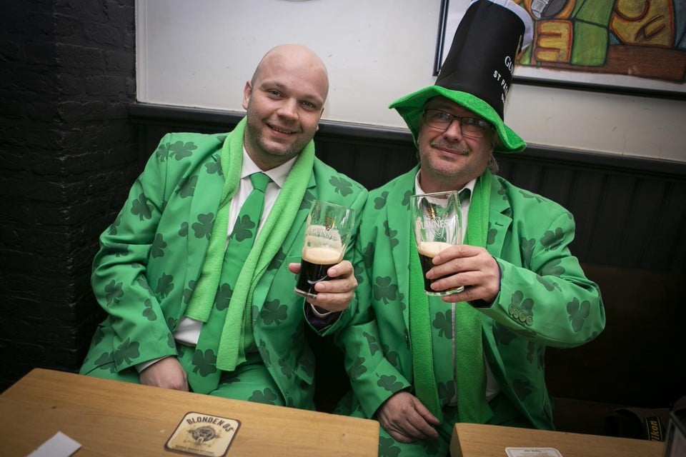 Twee constanten op St. Patrick’s Day: Guinness en veel groen. 
