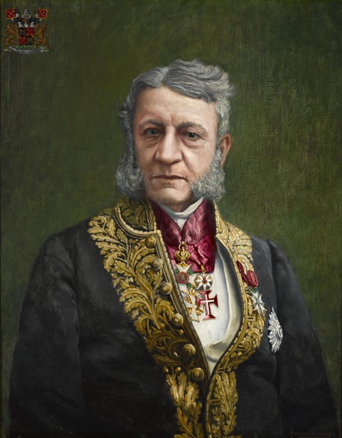 Gouverneur ridder Edward Pycke d’Ideghem (1862-1887), geschilderd door Arseen Kennes in 1924