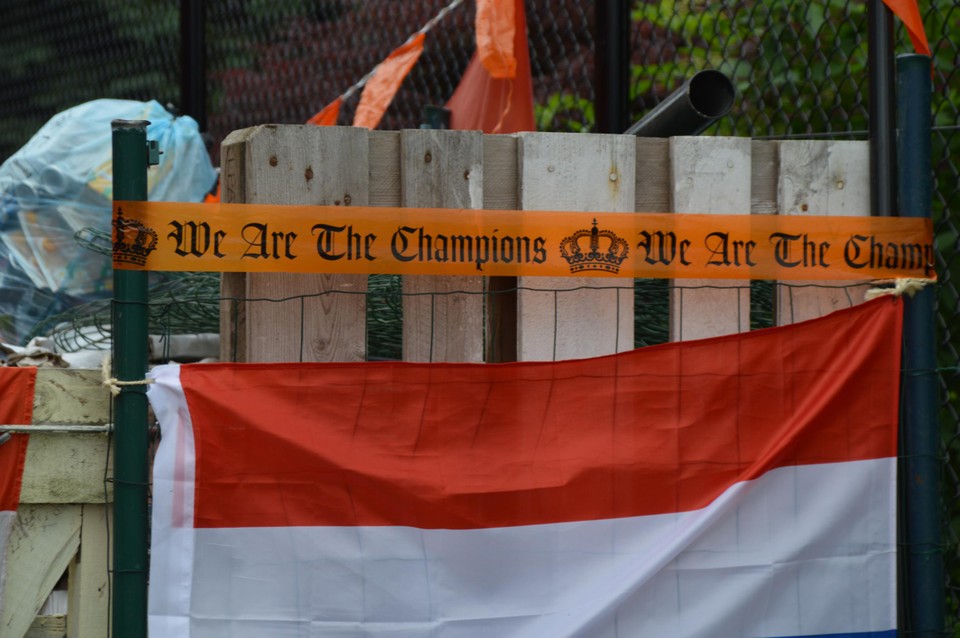 We are the champions hangt nog aan de poort.