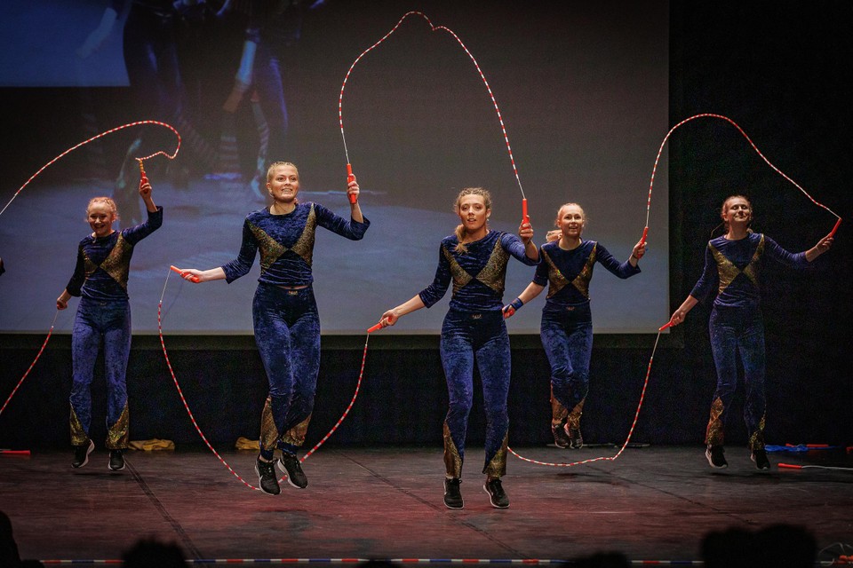 Een Zweedse groep tijdens de European Show Contest die de ROM Skippers in 2021 organiseerden in Mechelen.