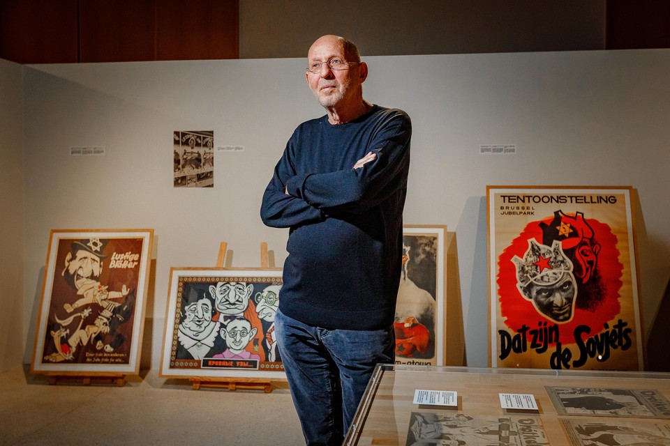 De in Borgerhout geboren Jood Arthur Langerman hoopt dat zijn wansmakelijke karikaturen mensen bewuster maken van beeldvorming.