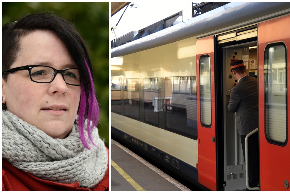 Esther Moeyersons is razend op de NMBS omdat haar 14-jarige dochter met autisme van de trein werd gezet. 