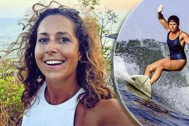 Italiaanse Surfster Giulia Manfrini (36) Gespietst Door Zwaardvis ...