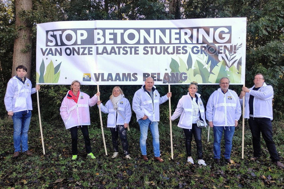 Voor Vlaams Belang is een bouwstop dringend nodig.