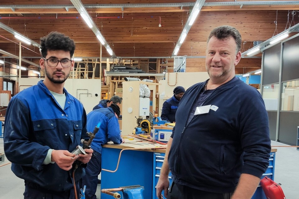 In het Hamse VDAB-centrum worden vooral opleidingen in de bouwsector aangeboden.