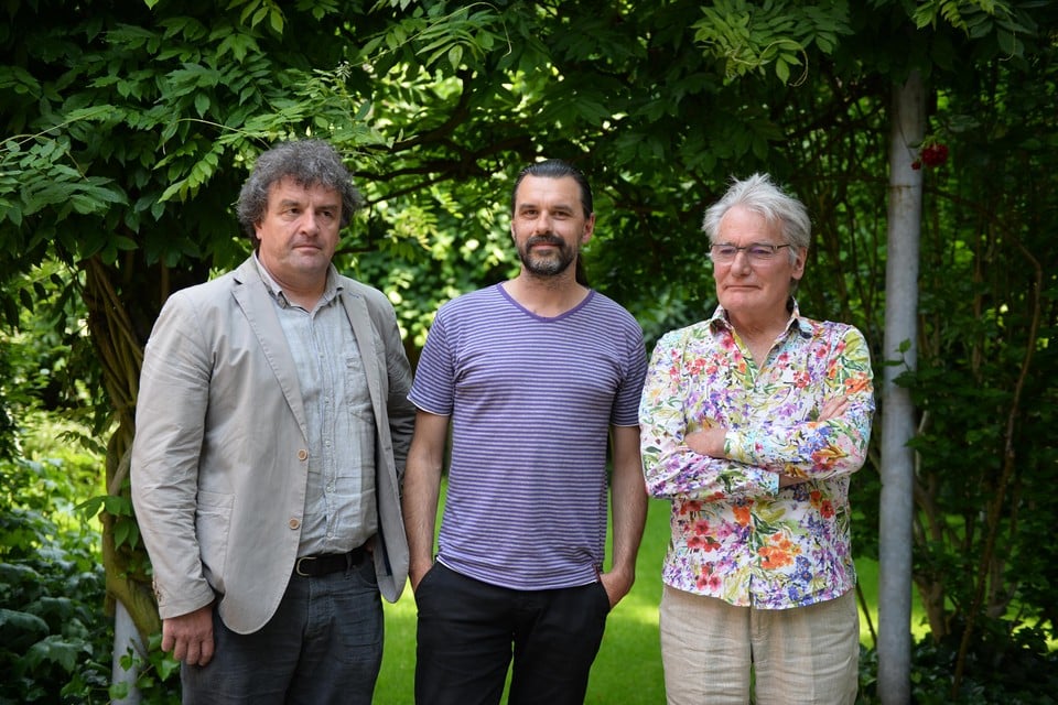 Peter Vermeulen (Ringland), Manu Claeys (stRaten-generaal) en Wim van Hees (Ademloos). 