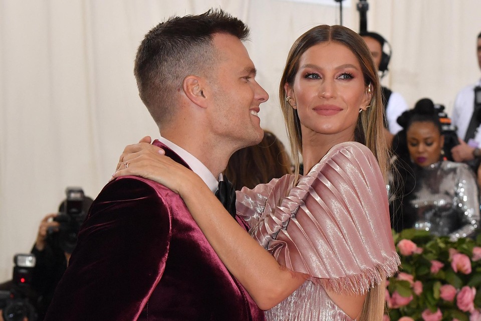 Tom Brady en Gisele Bündchen in betere tijden.