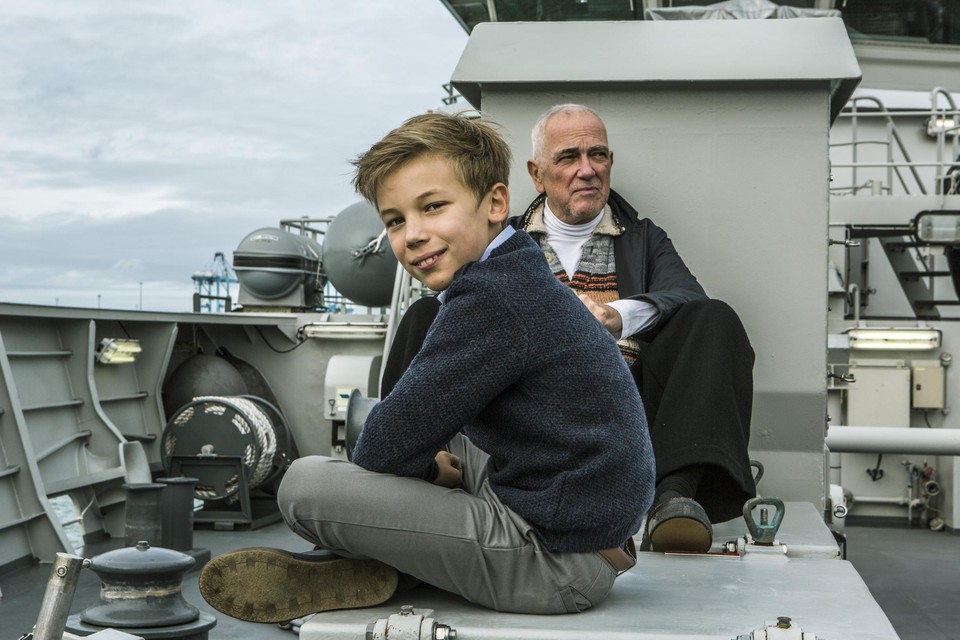 Lennard Corne speelt de kleinzoon van Gene Bervoets. “Op de set maakte hij veel grapjes.”