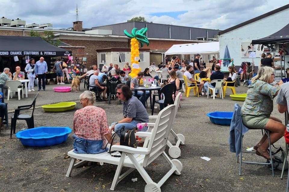 De zomerbar werd vorig jaar voor het eerst georganiseerd.