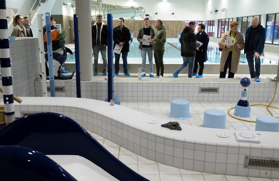 Het nieuwe Sportoase-zwembad in Lille heeft ook een peuter- en kleuterbad.
