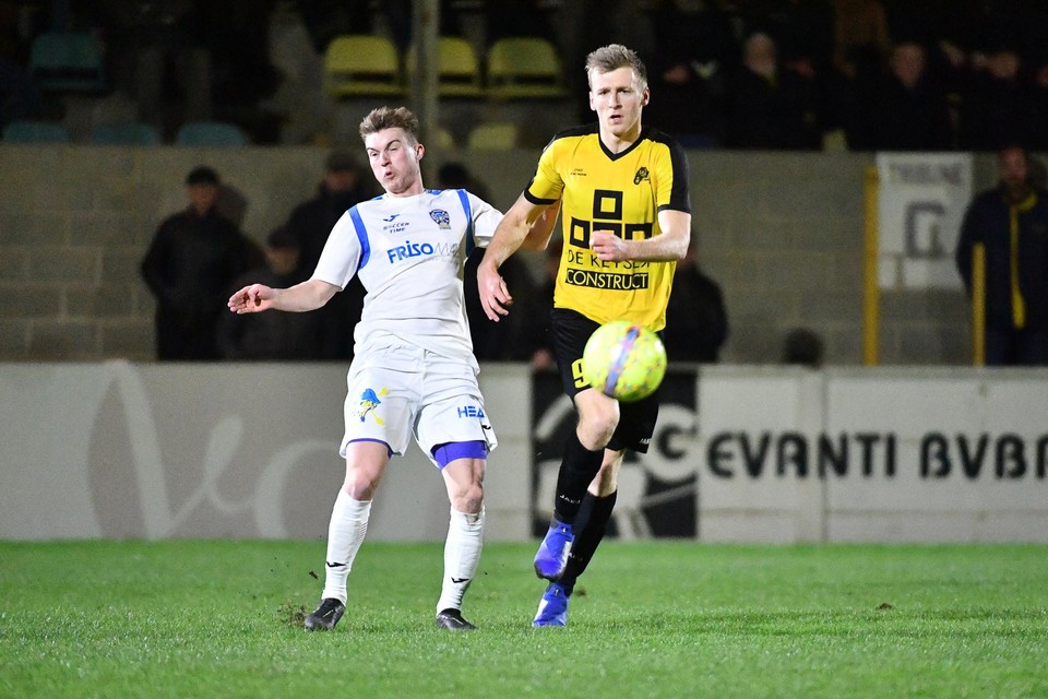 Wout Noeyens, hier in actie tegen City Pirates, voelt zich nog niet op niveau na een spierscheur.