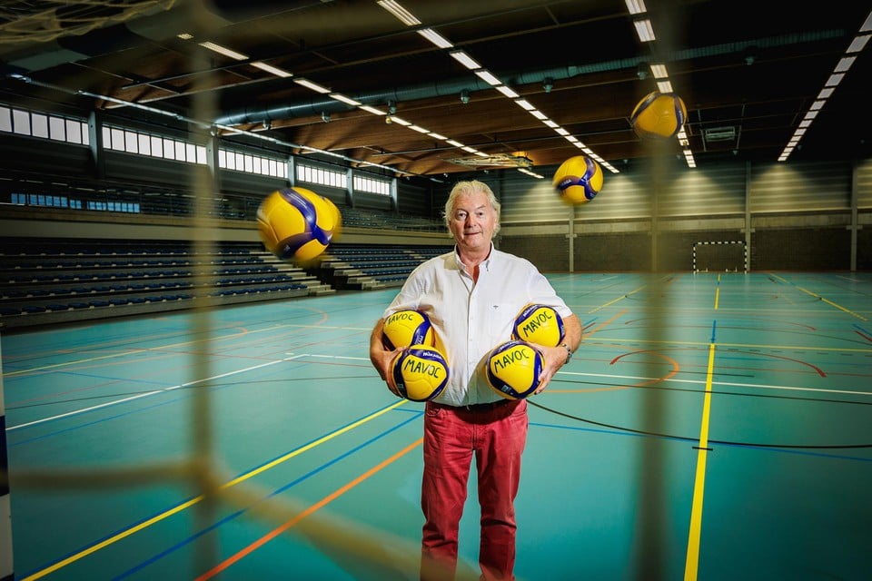 Voorzitter Stef Maes van volleybalclub Mavoc. 
