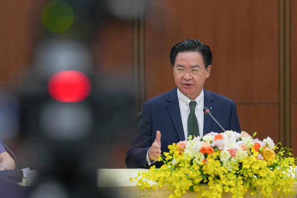Archiefbeeld: minister van Buitenlandse Zaken van Taiwan, Joseph Wu. 