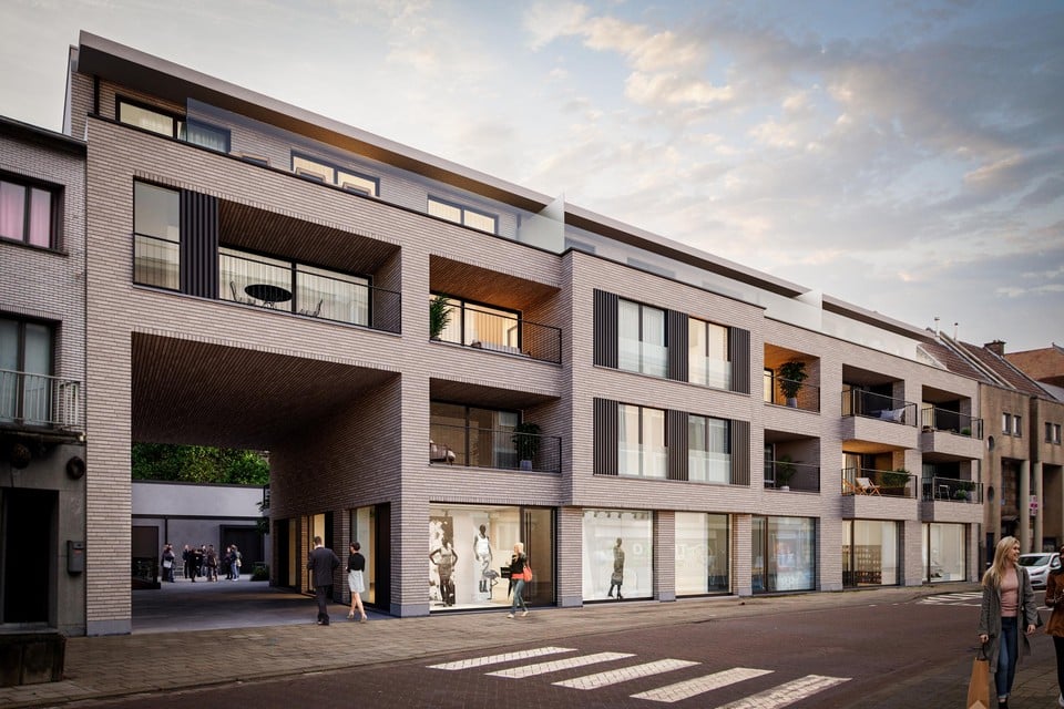 In de Lemanstraat komt een complex met appartementen en handelsruimtes.
