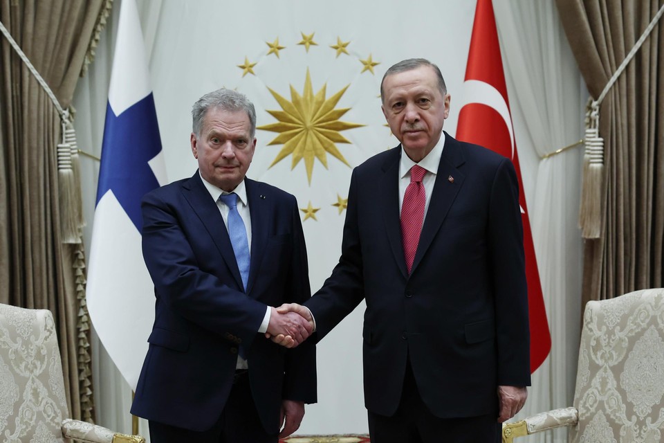 Fins president Niinistö met Turks president Erdogan
