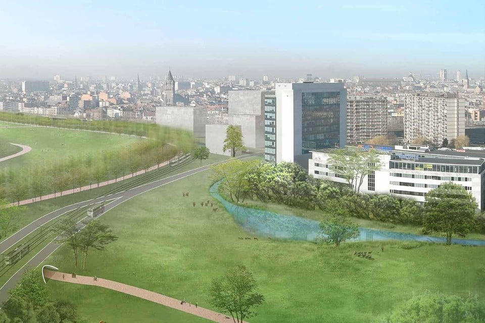 Zo wordt het toekomstige Ringpark Groene Vesten.