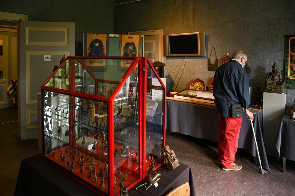 Jong en oud kwam naar kasteel Ieperman