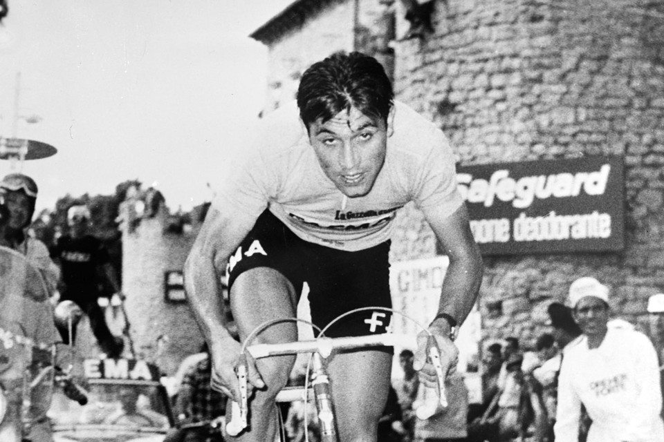 Merckx tijdens de Giro van 1969 