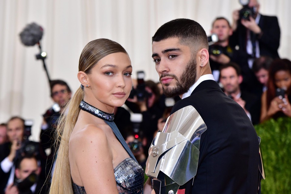 Gigi Hadid en Zayn Malik in 2016.