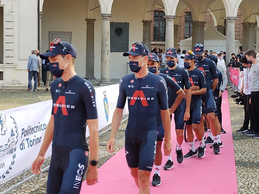 Het sterrenensemble van Ineos Grenadiers.
