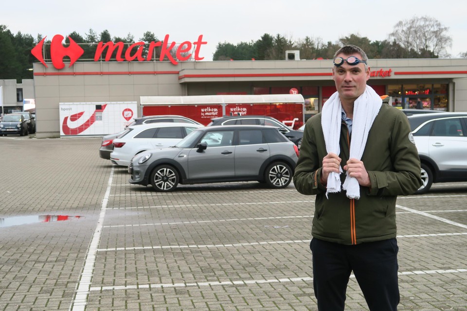 Hans Hanssen ging met handdoek en zwembrilletje al eens op verkenning op Schilmart.