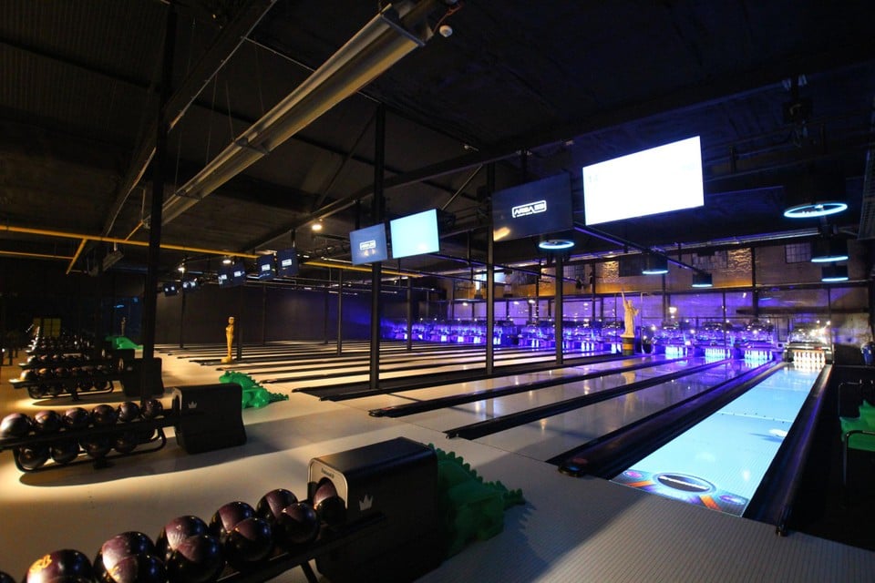 Area 53 telt 14 bowlingbanen. 