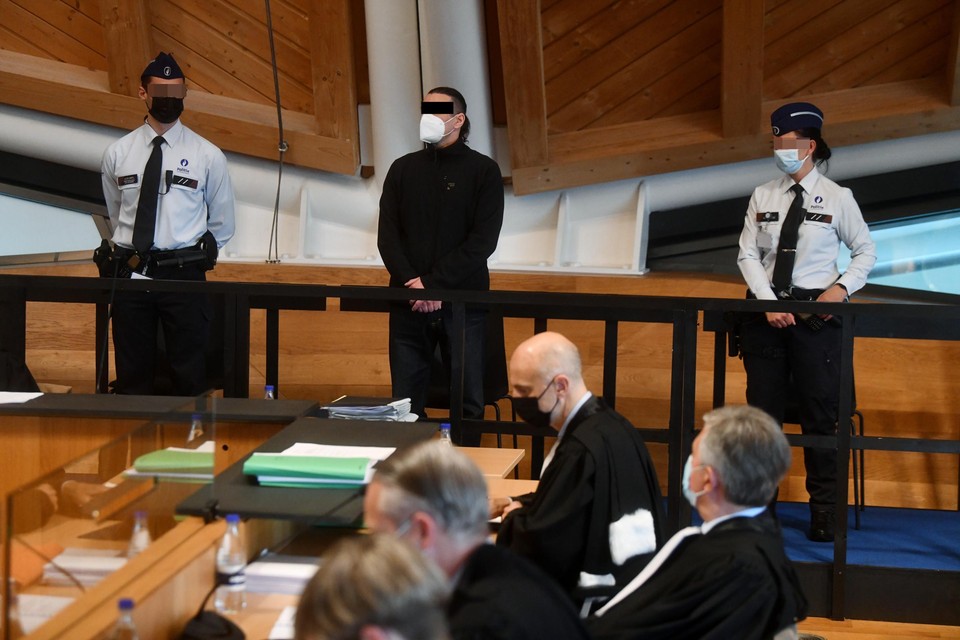 Tony Baldassarre tijdens het proces. 