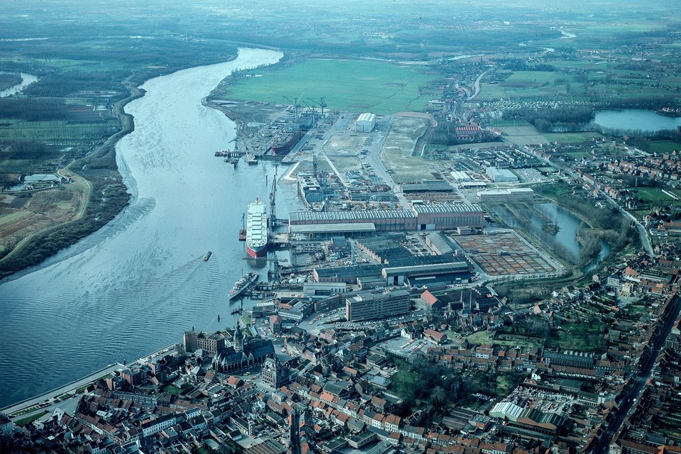 De Boelwerf in de jaren 1970.