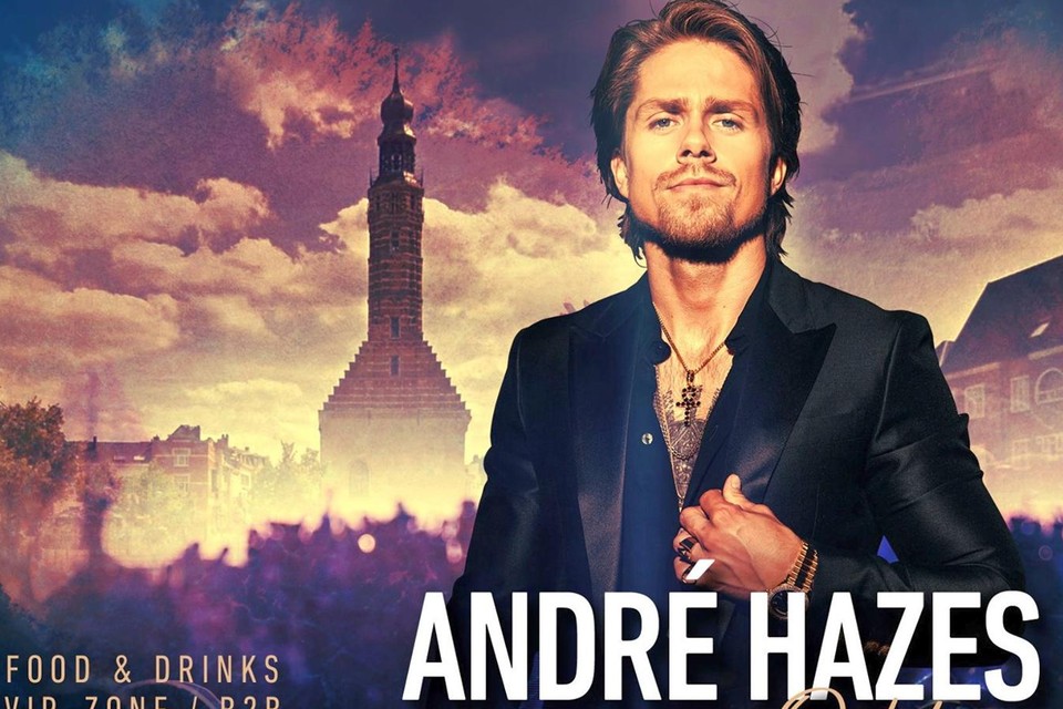 De affiche van André Hazes Outdoor in Herentals.