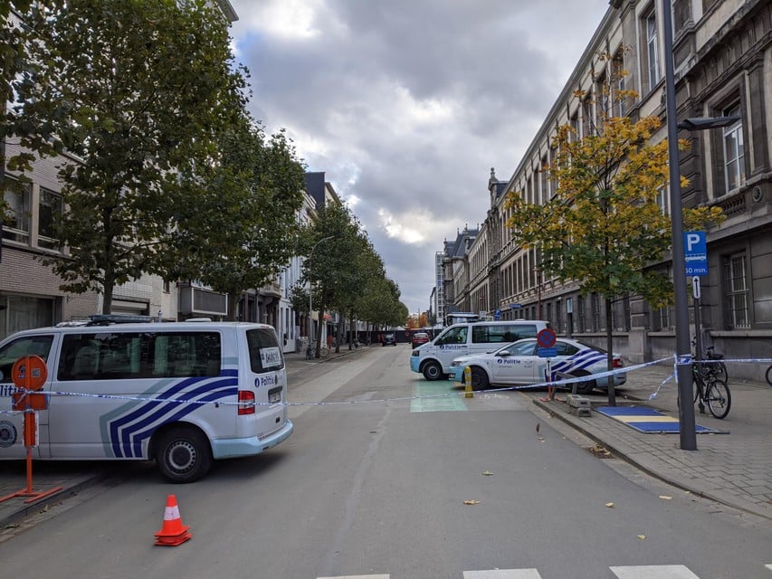 De Van Stralenstraat was door de reconstructie een tijd afgesloten voor alle verkeer. 