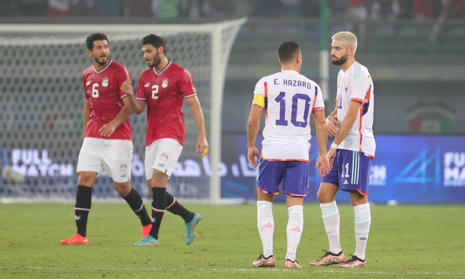 België verloor aan de vooravond van het WK van Egypte. Martinez was toen streng voor zijn spelers en zegt nu dat ze bij de start van het WK nog niet klaar waren voor een grote afspraak. 