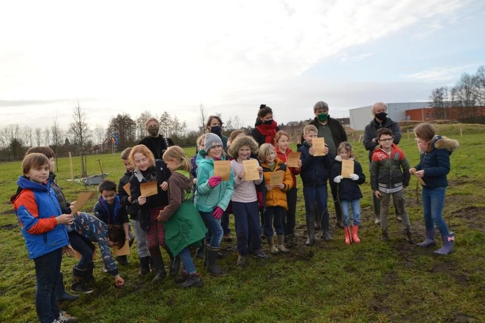 De eerste plantactie dit voorjaar.