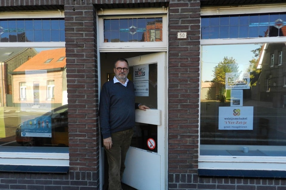 Voorzitter Frederik Pollet sluit dit jaar de deur van De Feftig om te verhuizen naar De Nieuwe Feftig in de Heilig Bloedlaan.