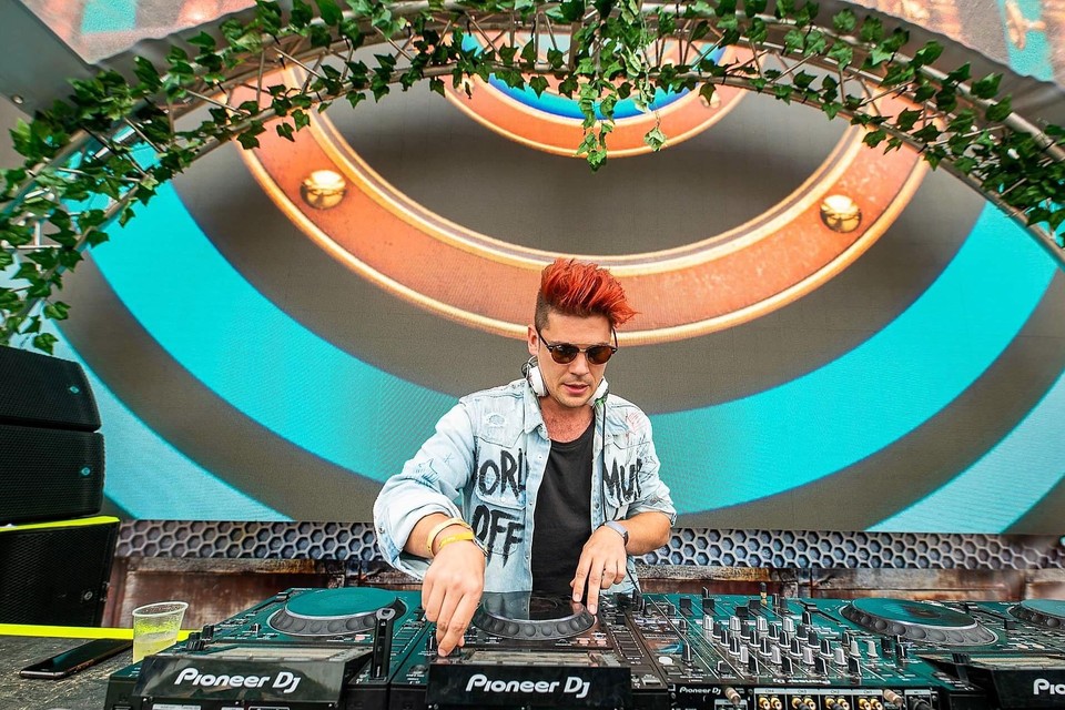 Dj Vinny in betere tijden, op Tomorrowland.