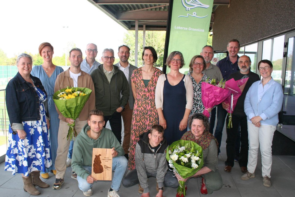 De winnaars en genomineerden van de Lokerse Groenlink 2024.