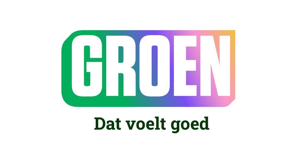 Dit is het nieuwe logo van Groen. 
