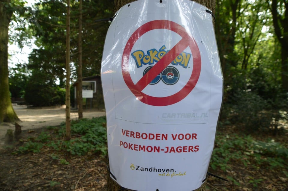 De gemeente Zandhoven vaardigde onlangs een verbod uit op Pokéjacht.