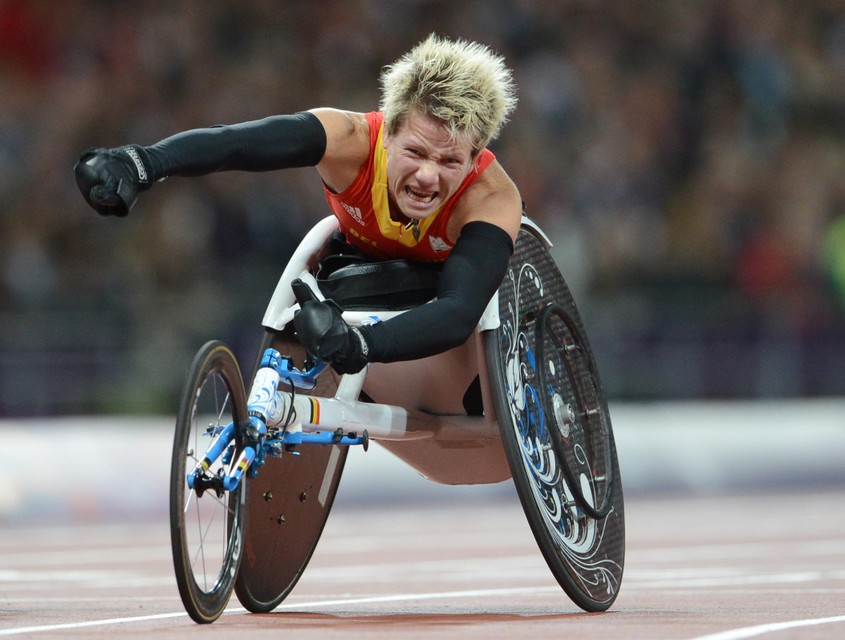 Wielemie won goud op de Paralympics in Londen. 