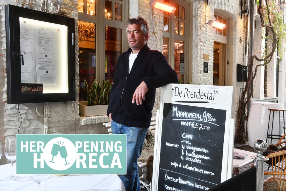 Mike Vlasman van restaurant De Peerdestal in Antwerpen.