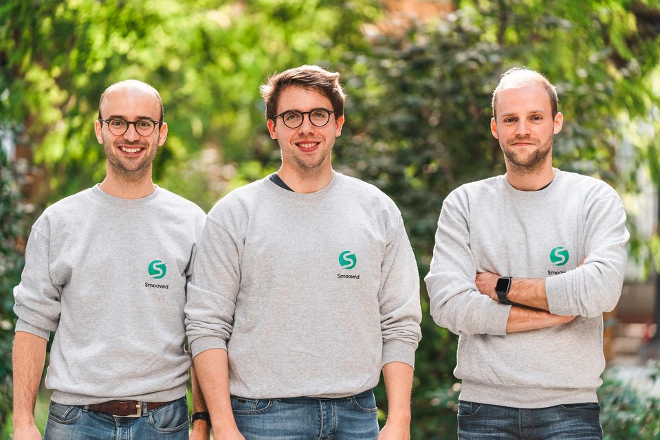 Oprichters Ignace Buelens, Nathan Coox en Laurens Vanpoucke. 