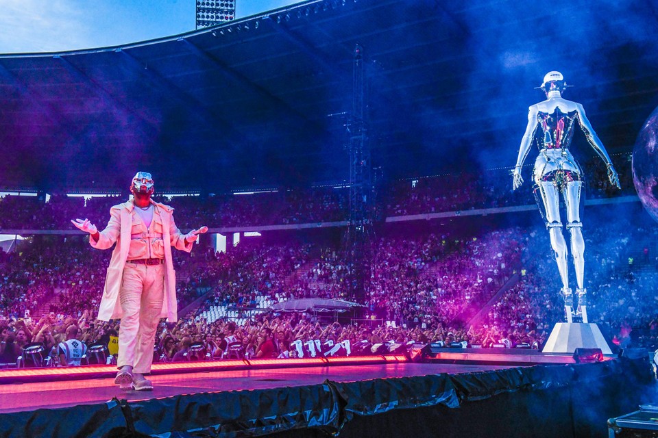 The Weeknd was vorig jaar nog te zien in het Koning Boudewijnstadion.