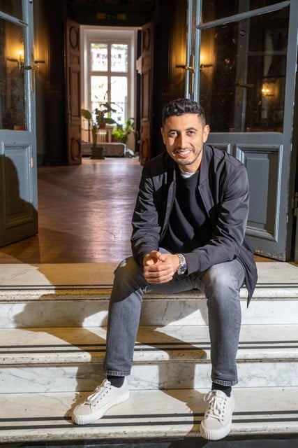 Mourad Bekkour in De Studio, de nieuwe locatie van ‘Nuff Said in Antwerpen.
