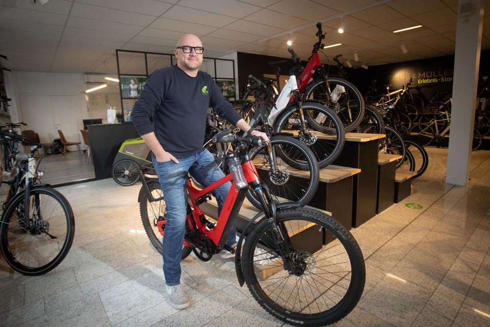 Jan Van Rooy is marketingmanager van fietsenwinkel Wildiers. 