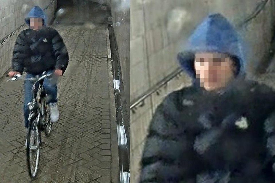 De beelden van het opsporingsbericht.
