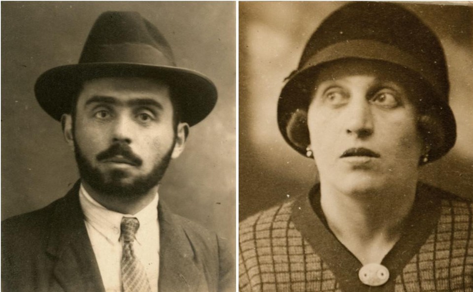 Zelman Muller en zijn echtgenote Klara Kacz.