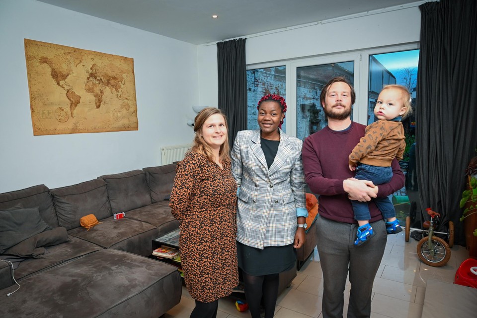 Sanne, Felista, Pieter en Leon.