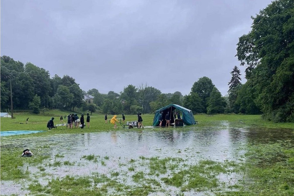 De kampplaats ontruimen was de enige oplossing